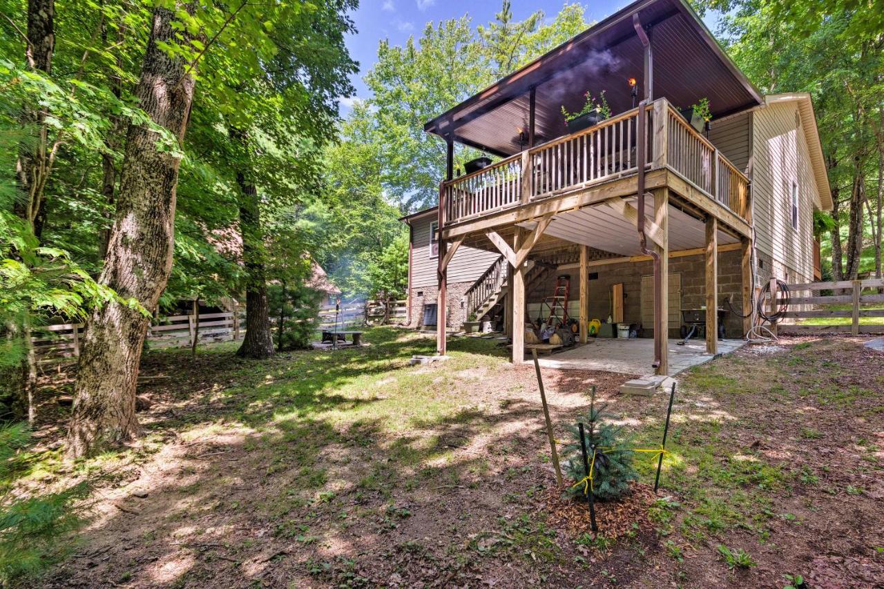 Beech Mountain Home With Covered Deck, Near Skiing! Exterior photo